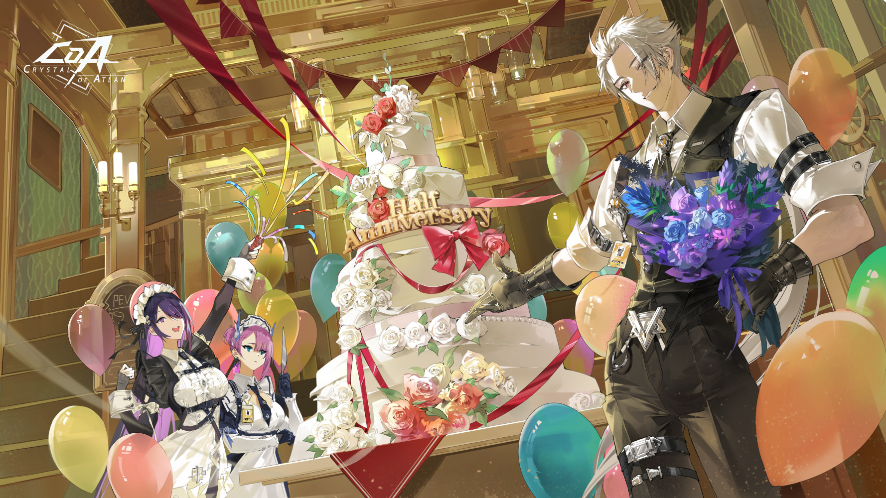 《Crystal of Atlan》半周年庆正式启动！全新职业“Glaciette”震撼登场，圣诞雪绘祭抢先预览同步开启！